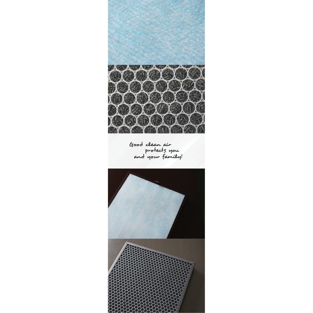 Hitachi EP-A6000/EP-A7000/EP-A8000 Compatible HEPA & Activated Carbon Filters [Free Alcohol Swab] [HEPAPAPA]