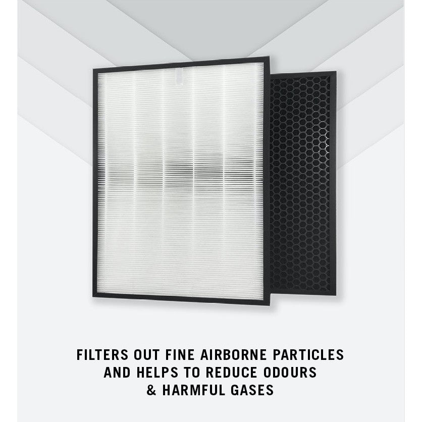 Hitachi EP-A9000 Compatible HEPA and Activated Carbon Filters [Free Alcohol Swabs] [HEPAPAPA]