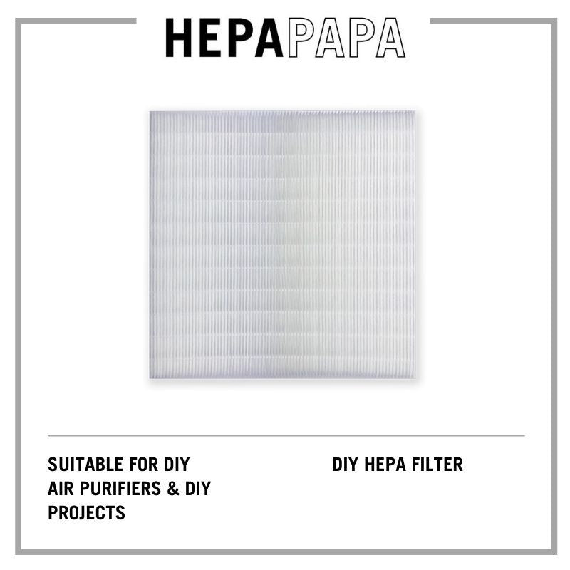 HEPAPAPA DIY Frameless HEPA Filter for DIY Air Purifier & DIY Projects - Various sizes available