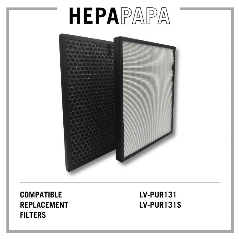 Levoit LV-PUR131 / LV-PUR131S Compatible Replacement Filters [HEPAPAPA]