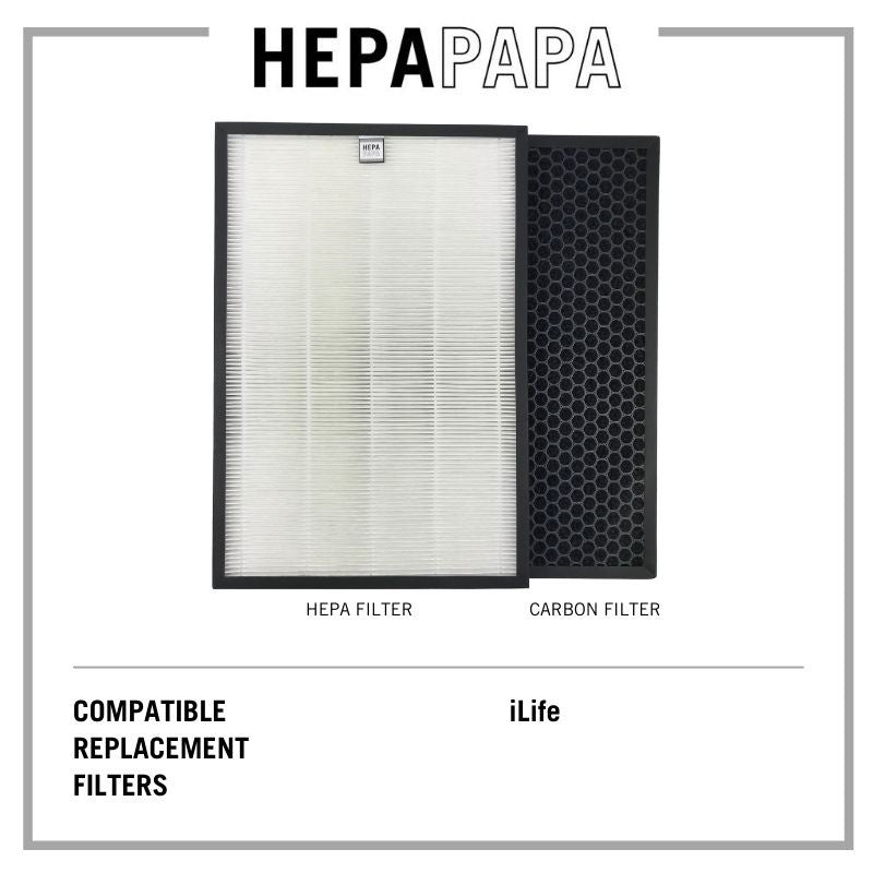 Osim iLife Air Purifier Compatible HEPA & Carbon Filters [HEPAPAPA]
