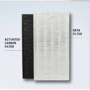 Sharp FU-S51E / FU-W43E / FU-W53E / FU-S40E Compatible HEPA & Carbon Filters [Free Alcohol Swab] [HEPAPAPA]