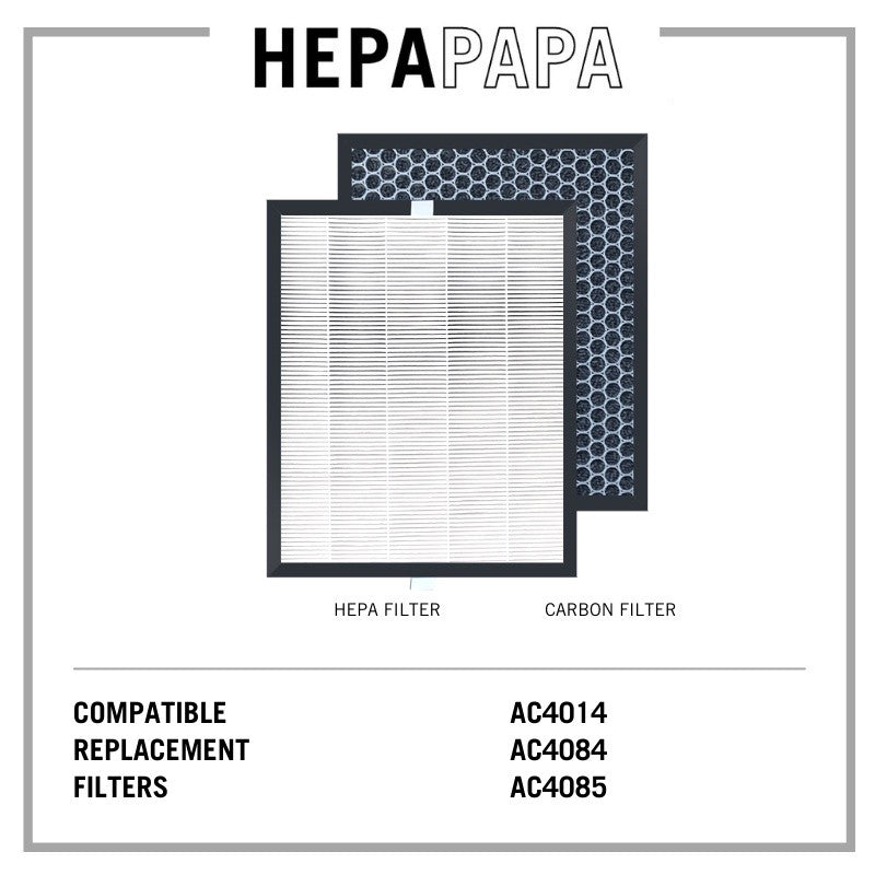 Philips AC4014 AC4084 AC4085 AC4143 AC4144 Compatible Filters [Free Alcohol Swab] [HEPAPAPA] [7 Days Return]