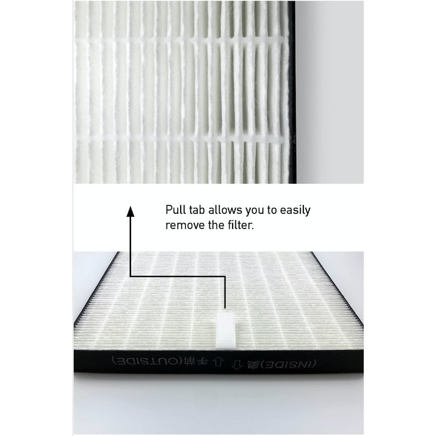 Sharp DW-E16FA Compatible HEPA and Activated Carbon Filters. Compatible For Filter Model FZ-E16AHF & FZ-E16ADF [HEPAPAPA