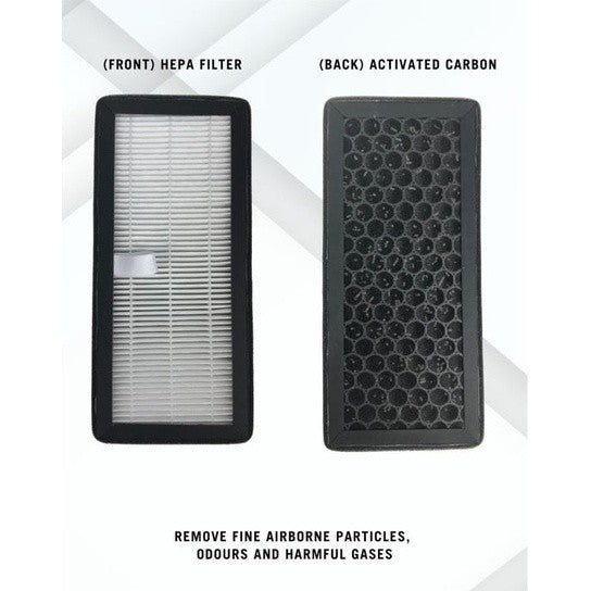 Aztech MT402 Compatible Replacement Filters - 4 Pieces Per Pack [HEPAPAPA]
