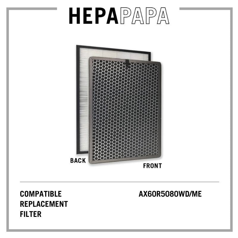 Samsung AX60R5080WD/ME Compatible Replacement Filter [HEPAPAPA]