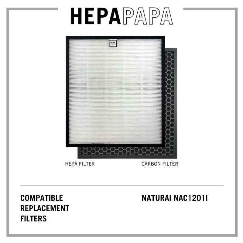 Mistral Compatible Replacement Filters For Naturai NAC1201i [HEPAPAPA]