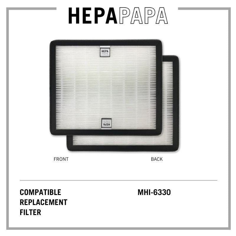 Maier MHI-6330 Compatible HEPA Filter [Free Alcohol Swab] [HEPAPAPA]