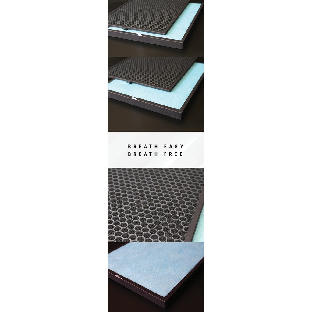 Hitachi EP-A6000/EP-A7000/EP-A8000 Compatible HEPA & Activated Carbon Filters [Free Alcohol Swab] [HEPAPAPA]