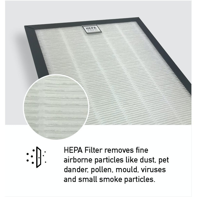 Europace EDH3121S Compatible Replacement Filters (2 Pieces of Carbon Filter) [HEPAPAPA]