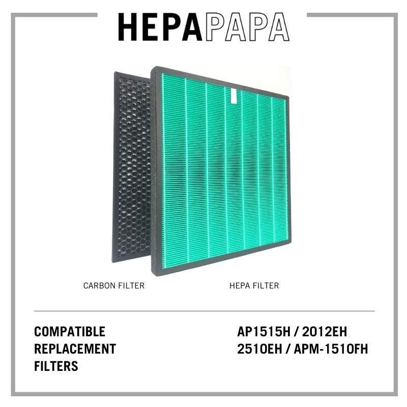 Coway AP1515H 2012EH 2510EH APM-1510FH Compatible Replacement Filters [HEPAPAPA]