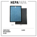 Air Purifier Compatible Filter For Alano Air Purifier (Please see picture for air purifier model) [HEPAPAPA]