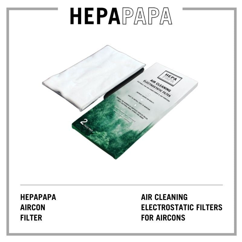 HEPAPAPA Aircon Filter [2 Pieces / Pack] [35x23cm] [Bundle Deals & Discount Vouchers] [SG Seller] [7 Days Warranty]