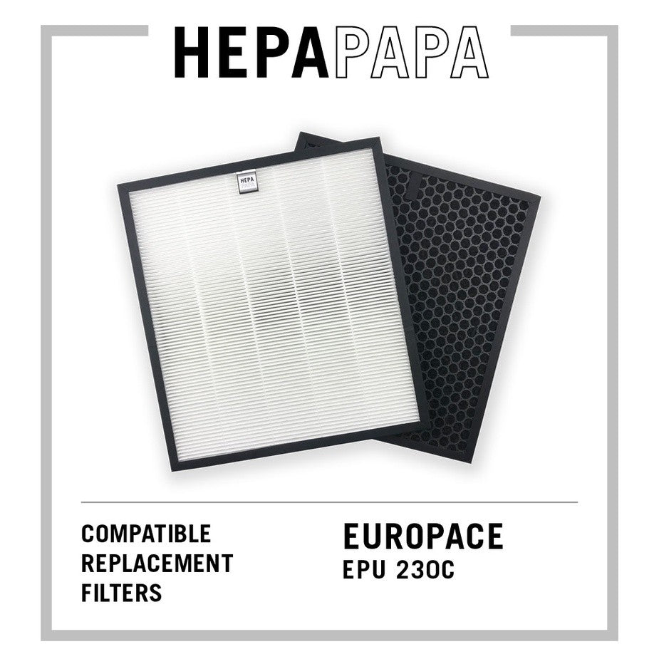 Europace EPU 230C Compatible Replacement Filter [HEPAPAPA]