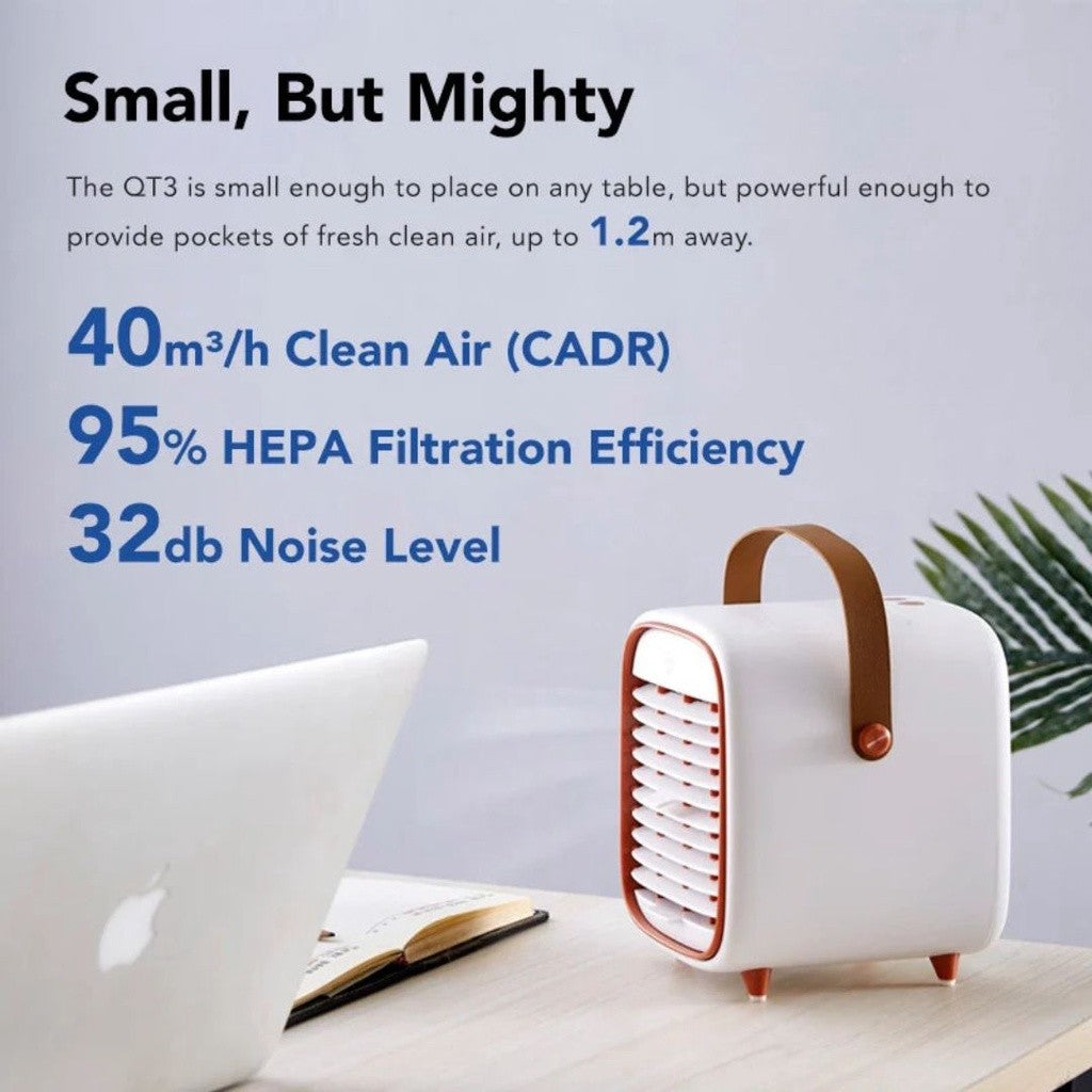 Smart Air QT3 3-in-1 Portable Fan and Air Purifier [HEPAPAPA]
