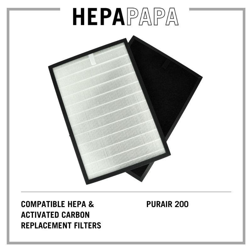 AAF PurAir 200 Compatible HEPA & Carbon Filters [HEPAPAPA]
