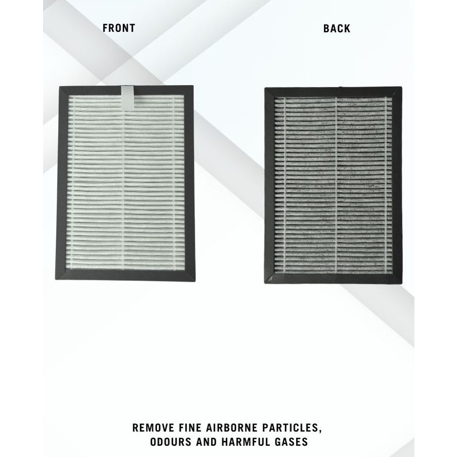 Europace EBF Z1 Compatible Replacement Filters (2 Pieces Per Pack) [HEPAPAPA]
