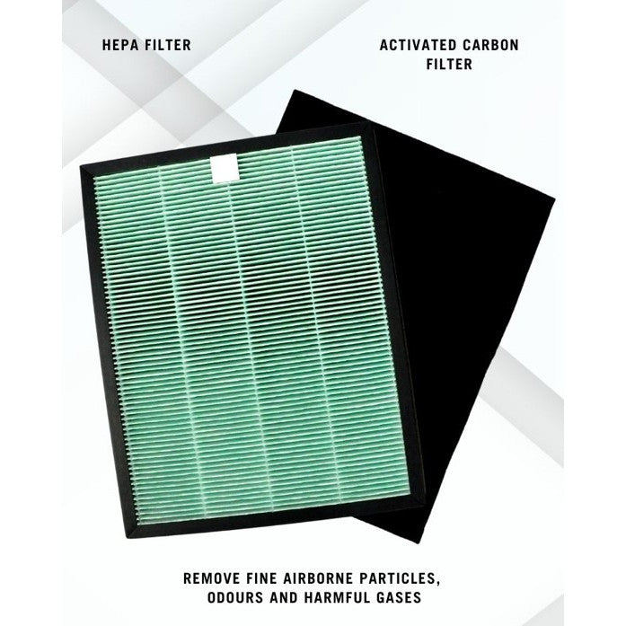 Coway AP-0509DH Compatible Replacement HEPA & Carbon Filters [HEPAPAPA]