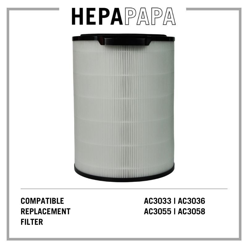 Philips Compatible Filter for AC3033 AC3036 AC3055 AC3058 Suitable for Filter Models FY3140 FY3430 [HEPAPAPA]