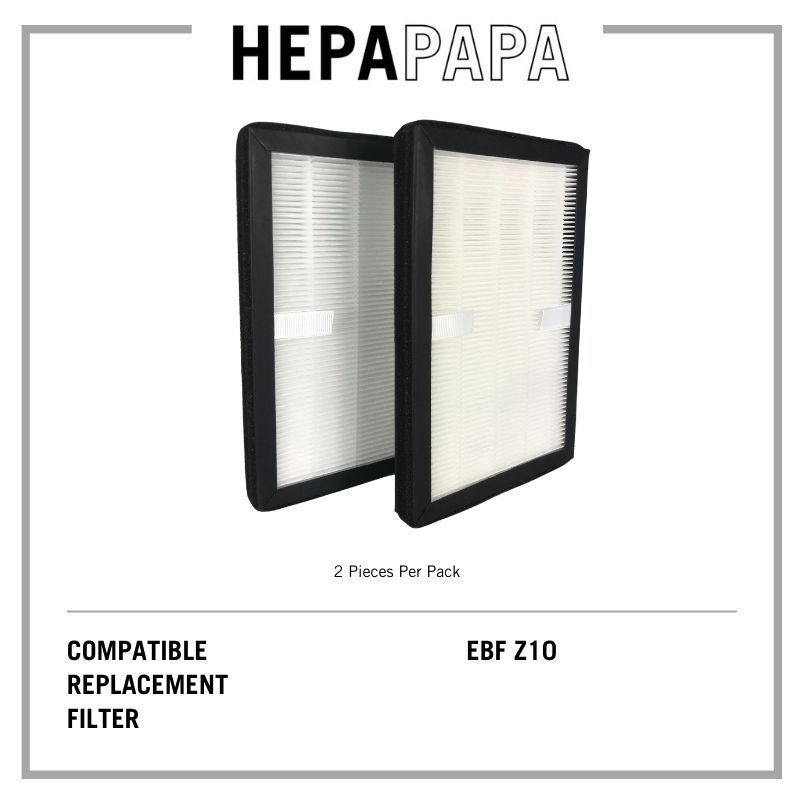 Europace EBF Z10 Compatible Replacement Filters (2 Pieces Per Pack) [HEPAPAPA]