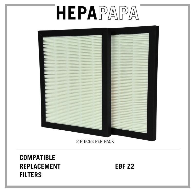 Europace EBF Z2 Compatible Replacement Filters (2 Pieces Per Pack) [HEPAPAPA]