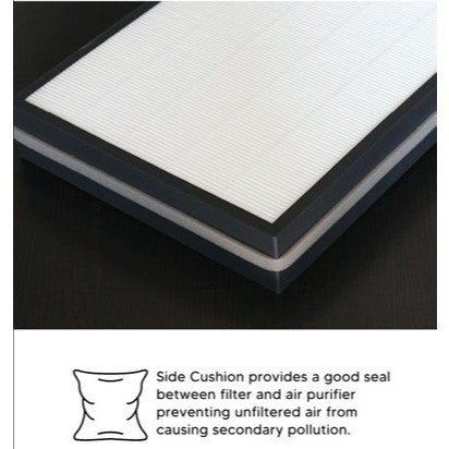 Philips FY3433 / FY3432 / AC3256 / AC3259 Compatible Combined HEPA & Carbon Filter [Free Alcohol Swabs] [HEPAPAPA]